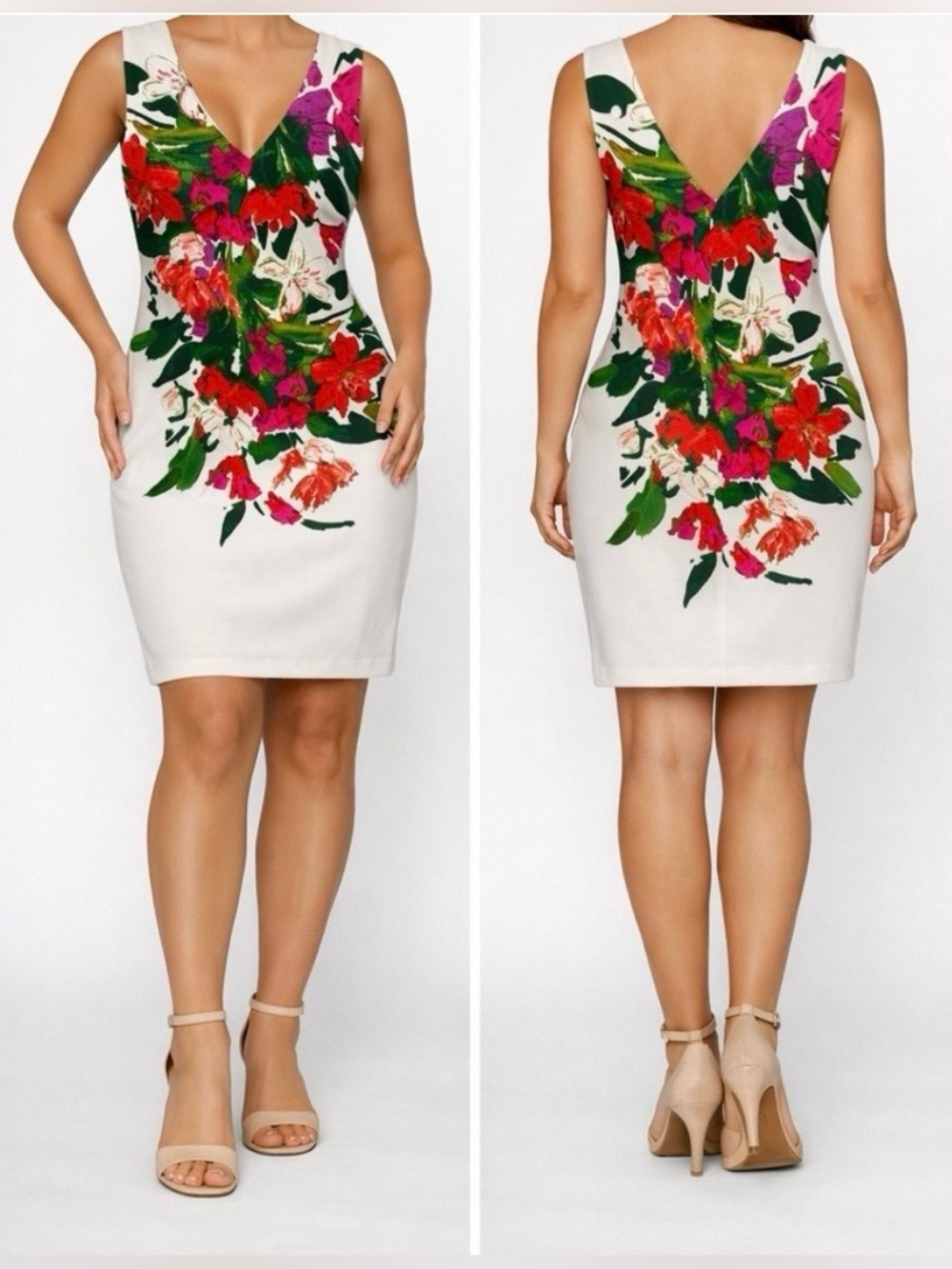 Lane Bryant Donna Rico Floral Shift Dress